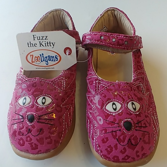 Zooligans Other - Zooligans Fuzz the Kitty Mary Jane Shoes 1 Year